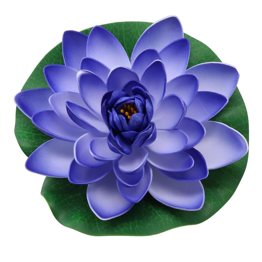 Multicolor Artificial Water Lily Floating Lotus Flower, 18cm, Environmentally Friendly Material, Perfect for Garden Pond