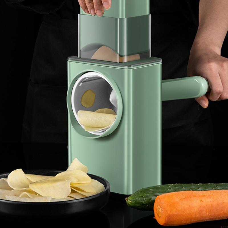 Многофункциональная круглая овощерезка-слайсер из нержавеющей стали. China Mainland