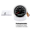 Custom Universal 85mm GPS Speedometer Digital Gauge 30 60 120 200 KMH Odometer For Marine Boat Car ATV With GPS Antenna Red LED