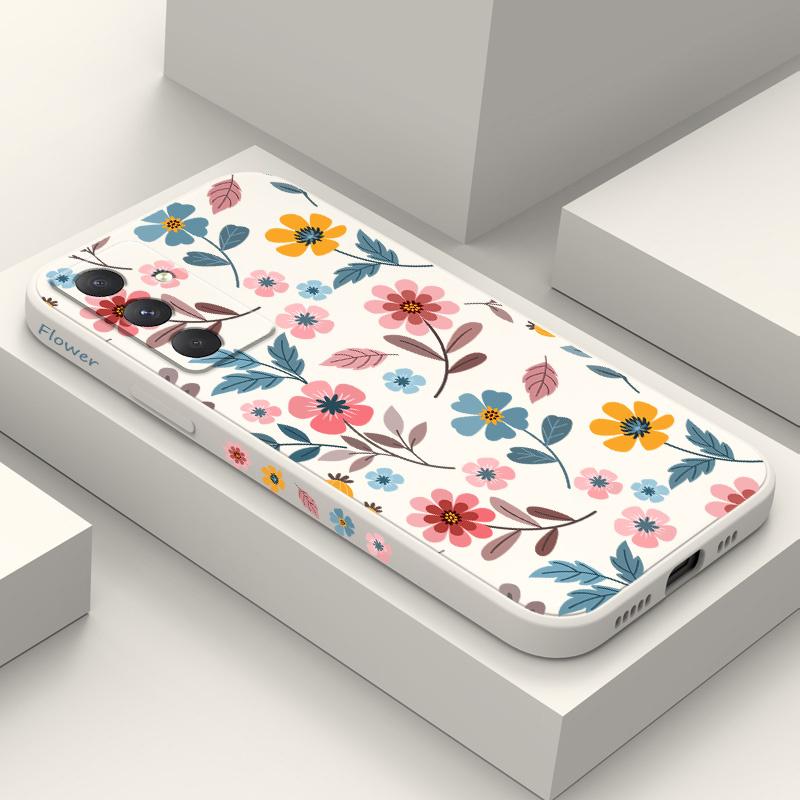 Flowerstalk Flower Phone Case For Samsung Galaxy A17 A07 A56 A36 A26 A16 A06 A55 A35 A25 A15 A05 A54 A34 A24 A14 A04 Silicone Co