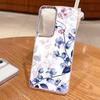 Romantic Rose Flower Pattern Case For Samsung S26 S25 Ultra S24 FE S23 Plus S22 S21 A15 A16 A17 A35 A36 A37 A54 A55 A56 A57 5G Plating Lens Soft Cover