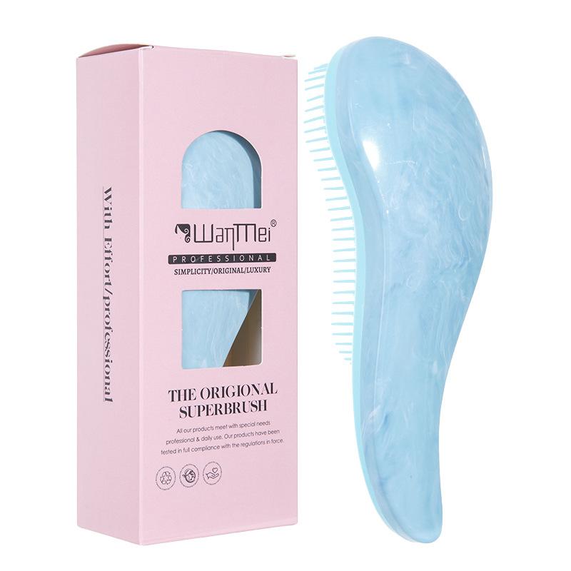 Расческа с ручкой Антистатическая Массажная Расческа для массажа кожи головы Мягкая Антистатическая Нежная Кисть для красоты Салонная Расческа для укладки