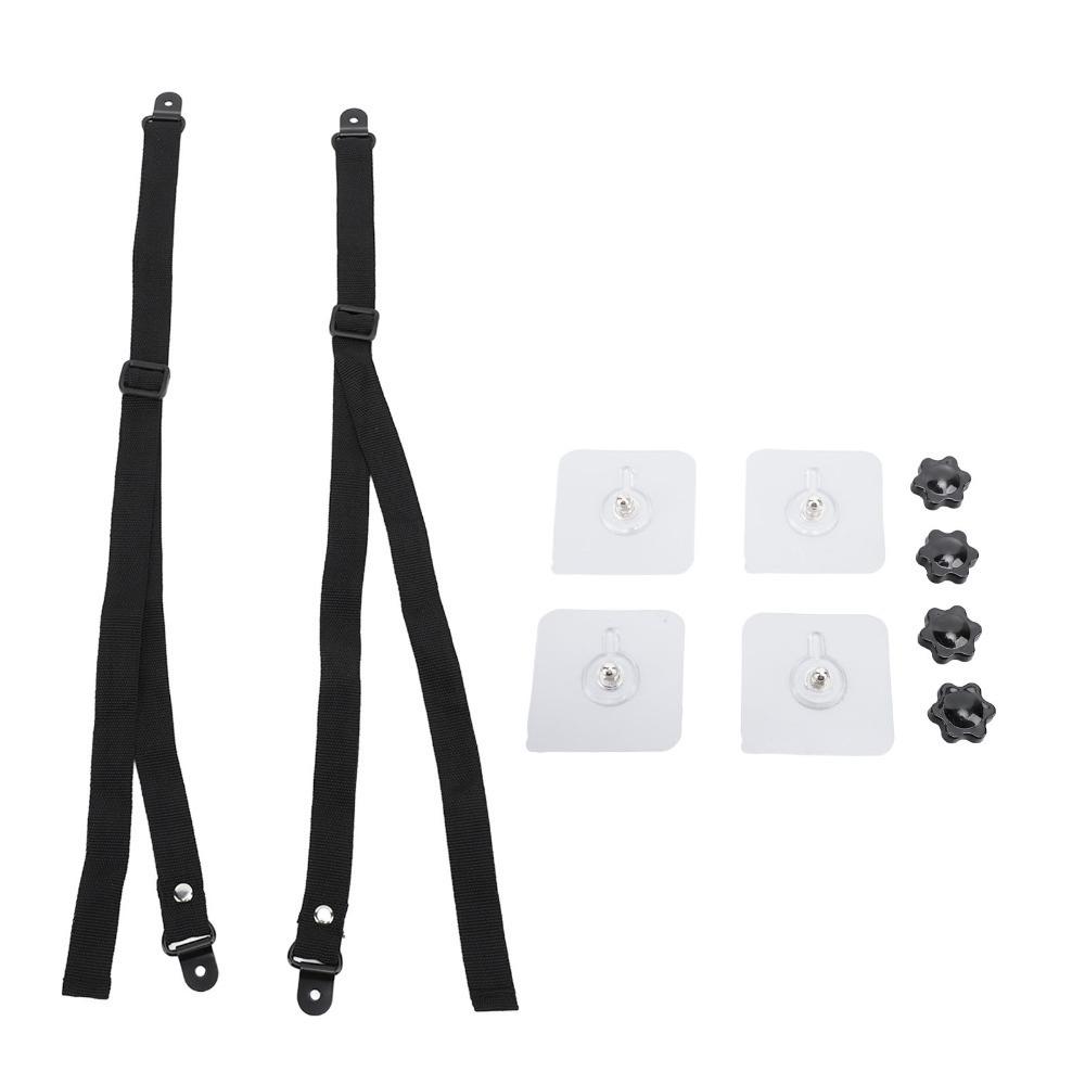 2Pcs Reliable Adjustable TV Safety Strap Durable Secure Furniture Anchor Stable Screen Secure Home Use