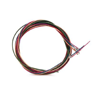 4 stygų bosinė gitara Spalvingos elektrinės bosinės gitaros stygos 0,045 mm, 0,059 mm, 0,082 mm, 0,093 mm