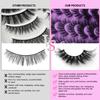 New20Mixed set of false eyelashes, natural one-piece, curled, thick, messy, and voluminous, European and American style