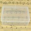 Fashionable 1Pc Clear Plastic Transparent Storage Box Debris Collect Container Case with Lid