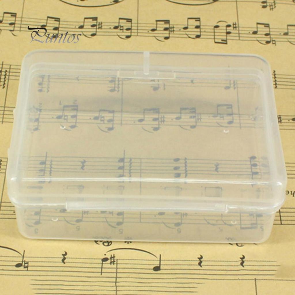 Fashionable 1Pc Clear Plastic Transparent Storage Box Debris Collect Container Case with Lid