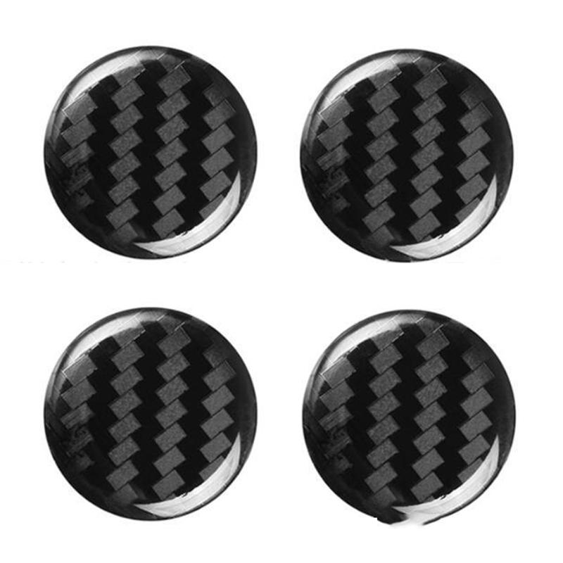 4Pcs Car Door Lock Keyhole Protector Stickers Auto Lock Protection Decoration Decal Carbon Fiber Decor Accessories for BMW