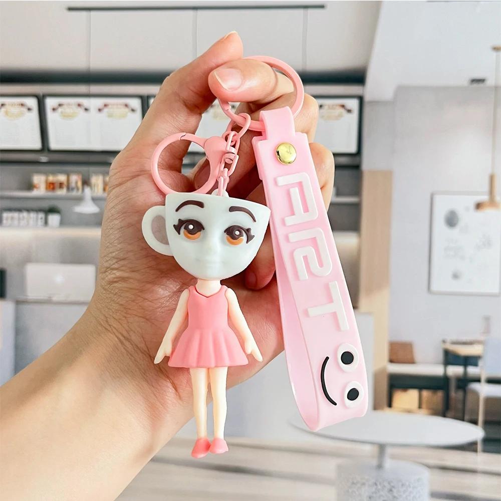 

Creative Fun Italian Brainrot Keychain Tralalero Tralala Tung Tung Tung Sahur Ballerina Cappuccino Doll Keyrings Decoration Gift