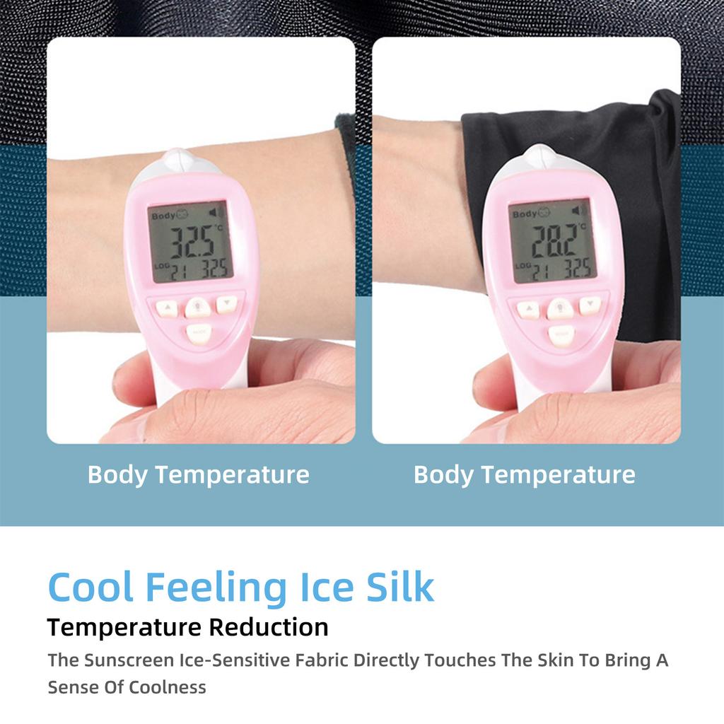 Motorcycle Face Masks for Men Women Summer Ice Silk Headgear for Cycling Motorcycle Riding High