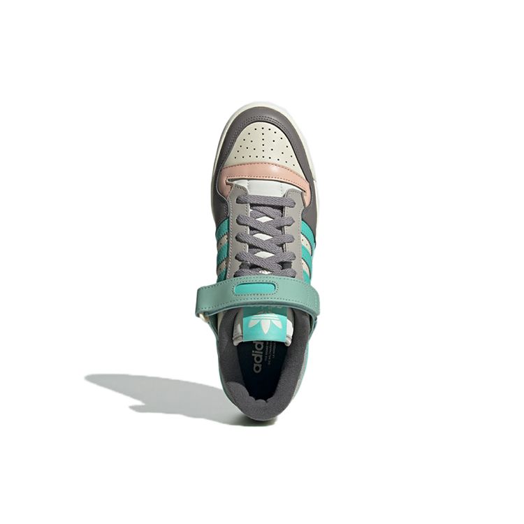Adidas Originals Forum 84 Low Northern Lights Retro Casual Low-Top Sneakers Unisex Sneakers Gray Green GX4574