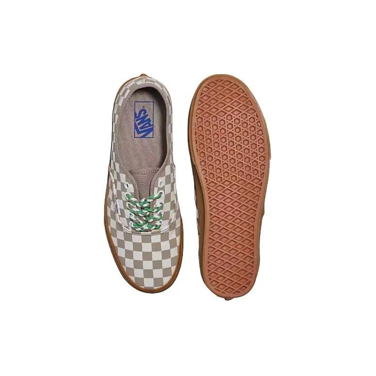 Vans Authentic 'Checkerboard - Moon Rock Gum' (Unisex) Moon Rock / White Canvas Shoes VN0009PVCH8