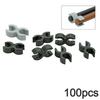 100 Peças/lote Peças MOC Clips Duplos em U Blocos de Construção Construção Peças de Blocos Criativos Acessórios DIY Brinquedos para Crianças