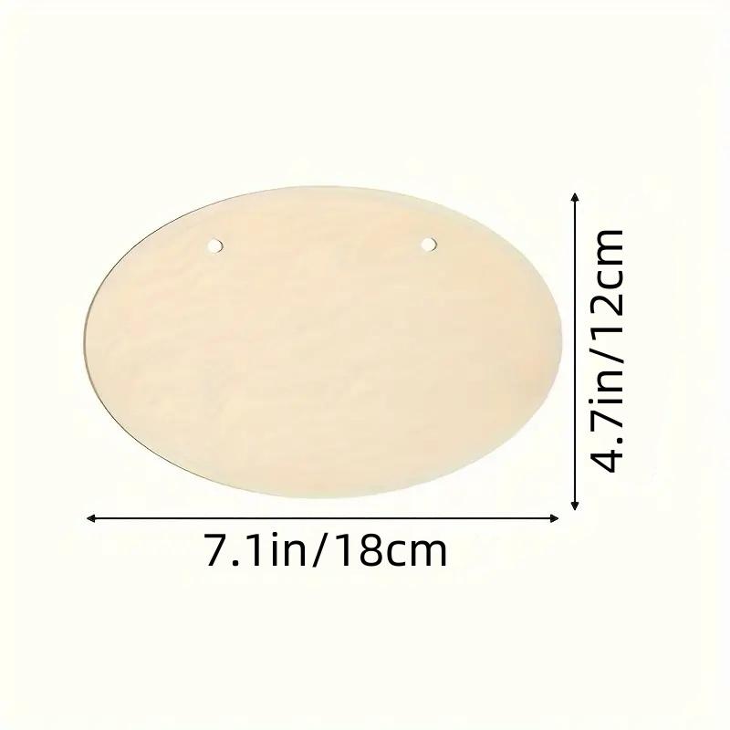 Wooden Blank Hanging Sign, Create DIY Handmade Painting Craft, Writing and Home, Room Decoration, Suitable for Various Occasions