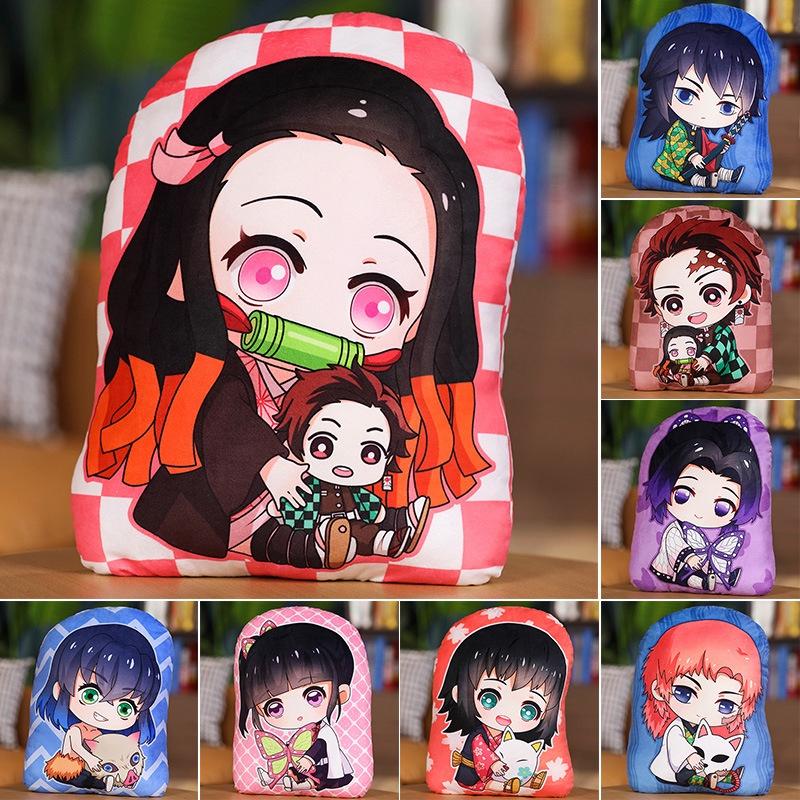 Anime Demon Slayer Kimetsu No Yaiba Plüschkissen Anhänger Stofftier Perfekt für Sammlung und Dekoration