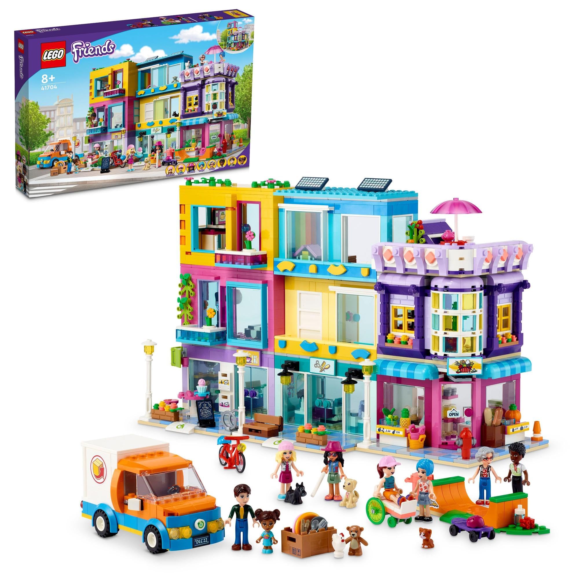 

LEGO Friends Квартиры Хартлейк Сити Рождественский подарок 41704 Игрушечные блоки Игра в куклы для девочек от 8 лет