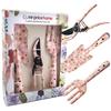 Dreiteiliges Gartenmöbel-Set aus bedrucktem Kohlenstoffstahl, Gartengeräte-Set