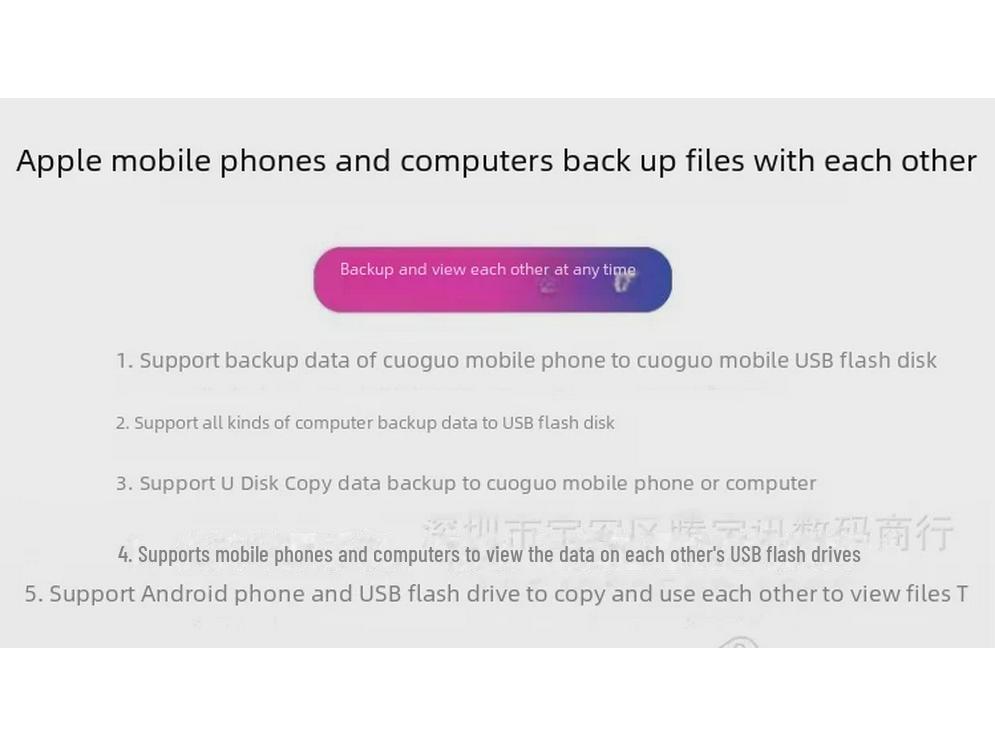 Высокоскоростной USB-флеш-накопитель 3-в-1: 1 ТБ и 512 ГБ для Apple, Android и ПК