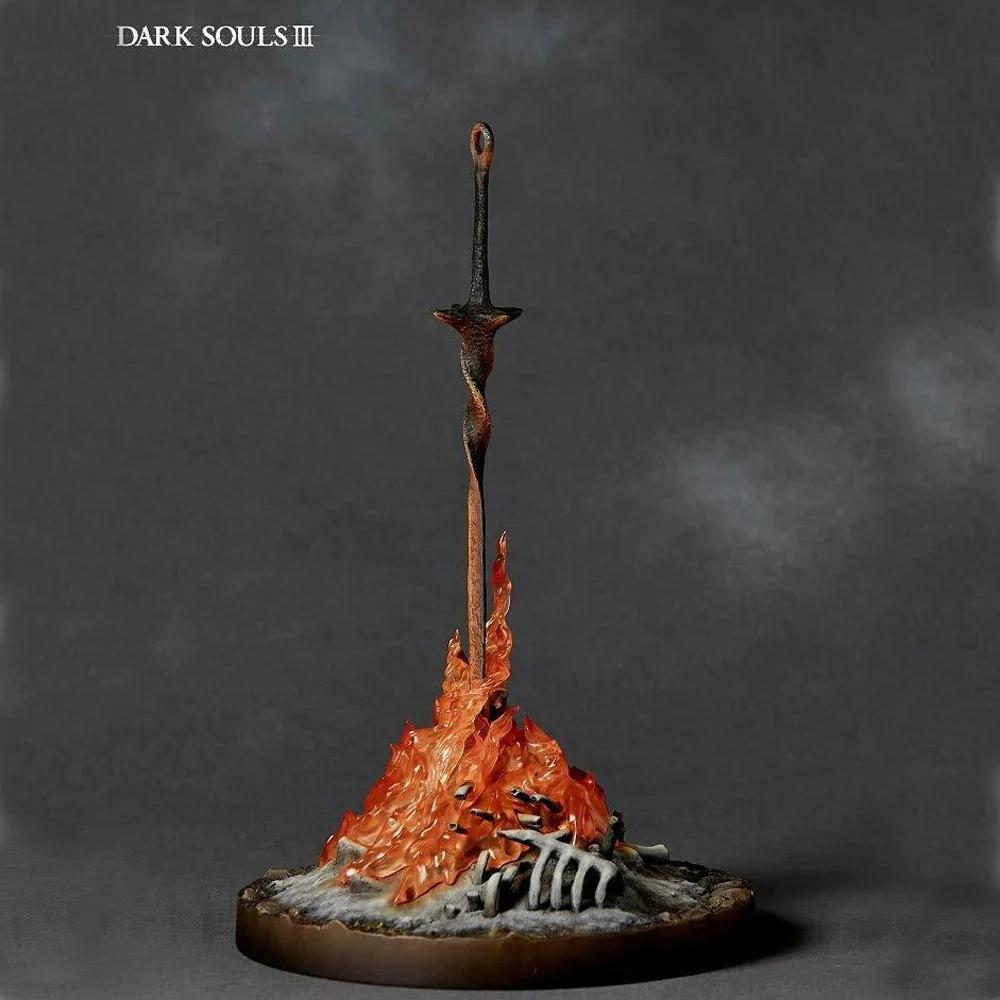 Horké Dark Souls III Táborák Osvětlený Meč Rozsvítit 21CM Klasická Anime Hra Soška Figurka Model Hračka Ozdoba Sběratelský předmět