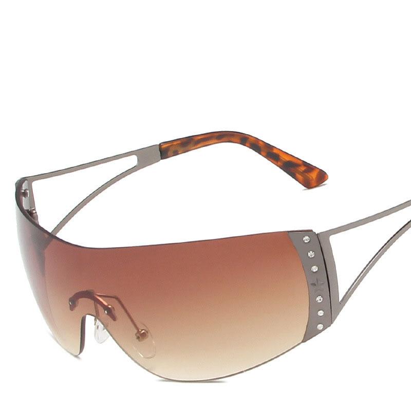 Future Technology Style Sunglasses Women Punk Y2K Hip Hop UV Protection Sun glasses Women Stage Performance Female Sunglass