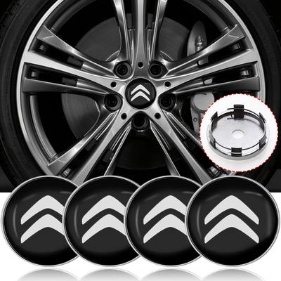 4KS/ 60mm Krytky nábojů kol Kryty středu kol Poklice Autopříslušenství pro C1 C2 C3 C4 C5C6 ELYSEE VTS Xsara C-Crosser Berlingo Jumpy
