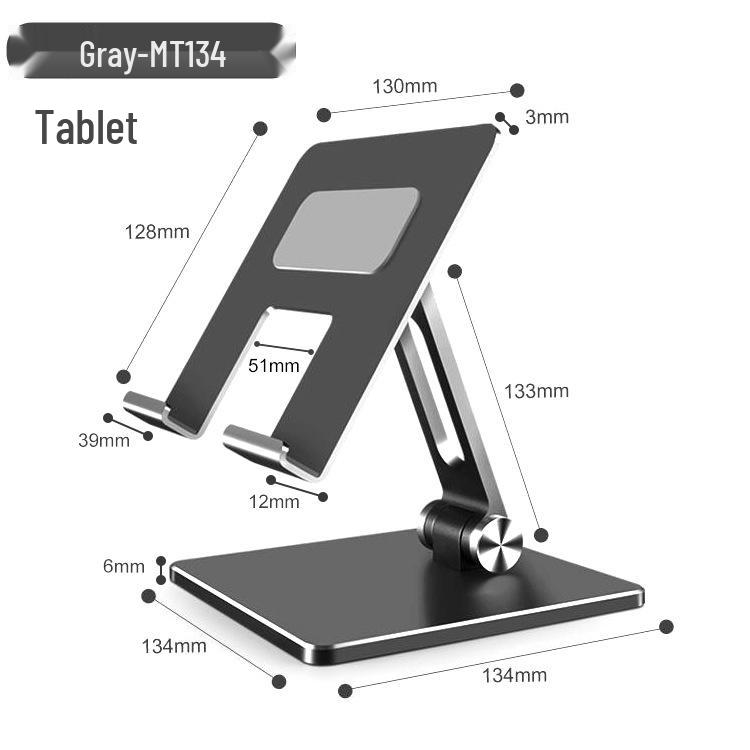 Állítható Alumínium Tablet- és Telefonállvány iPadhez és Huaweihez - Asztali és Összecsukható Tartókonzol