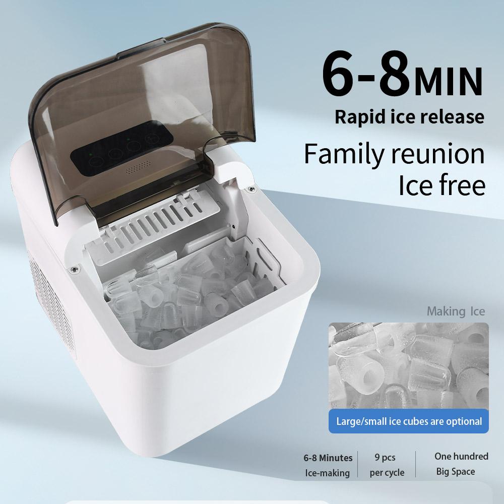 1PC ice maker, fast ice removal, time-saving and labor-saving, automatic cleaning, office beverage cooler | kitchen appliances