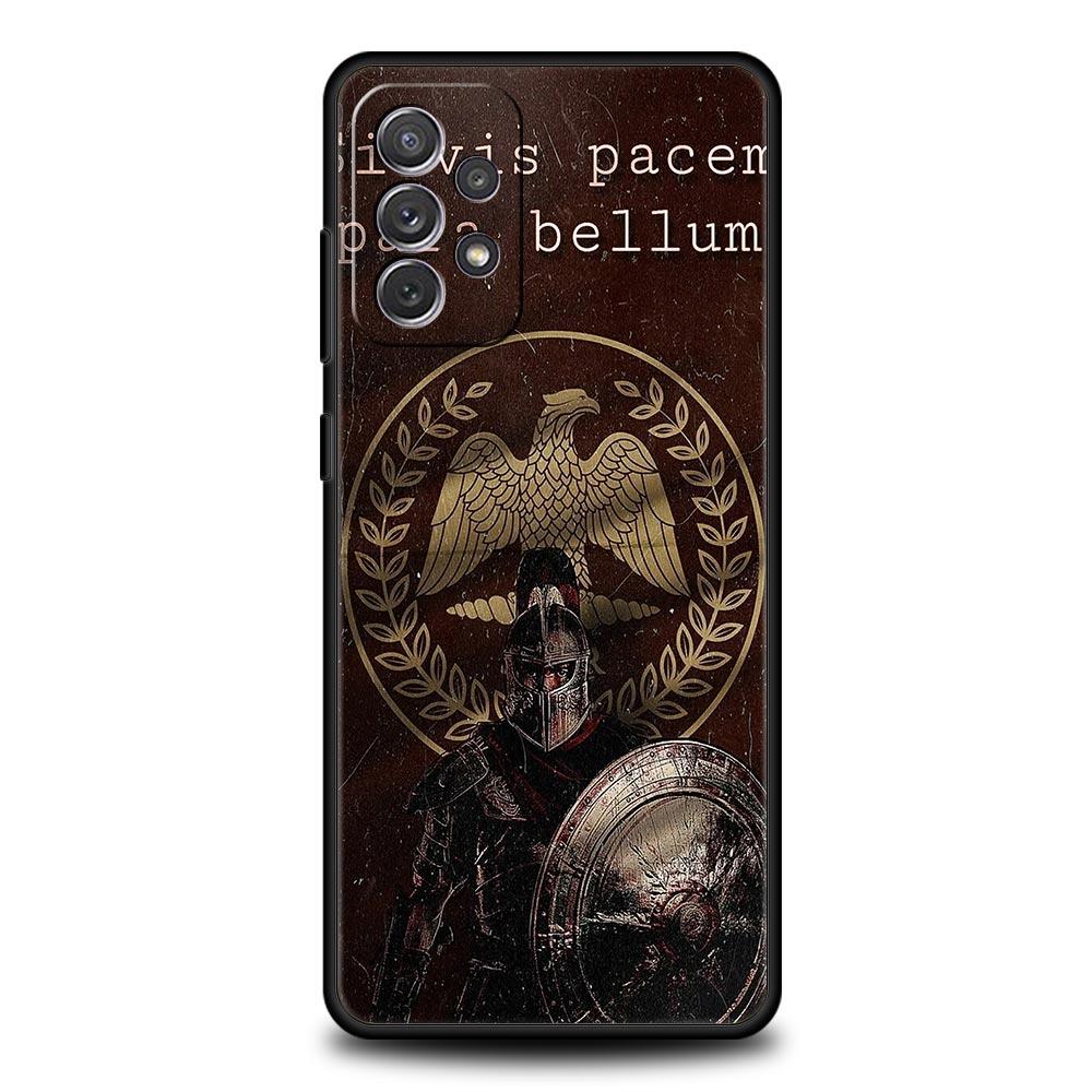 Roman Empire Emblem Phone Case for Samsung A51 A71 A21S A17 A11 A15 A25 A41 A23 A33 A53 A73 A07 A03S A05S A13 A35 A55 5G Cover