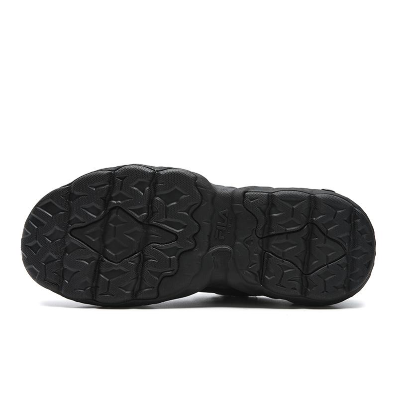 New FILA MUFFIN Wear resistant And Lightweight Low top Casual Shoes Men's Black F12M541106FBK