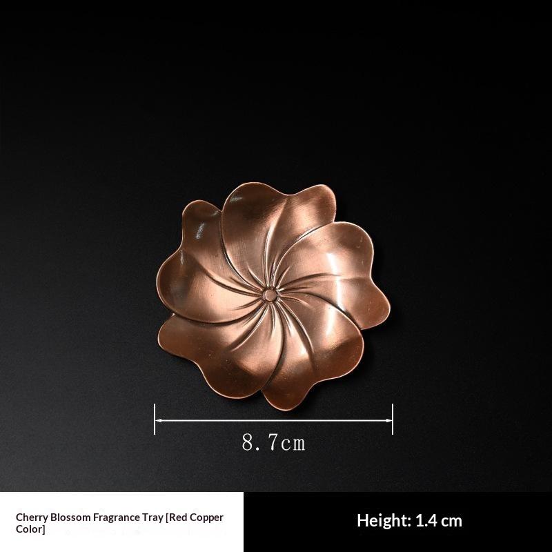 1Pcs Portable Incense Burner Multi Purpose Water Drop Shape Brass Incense Holder Home Office Teahouse Zen Ornament Supplies