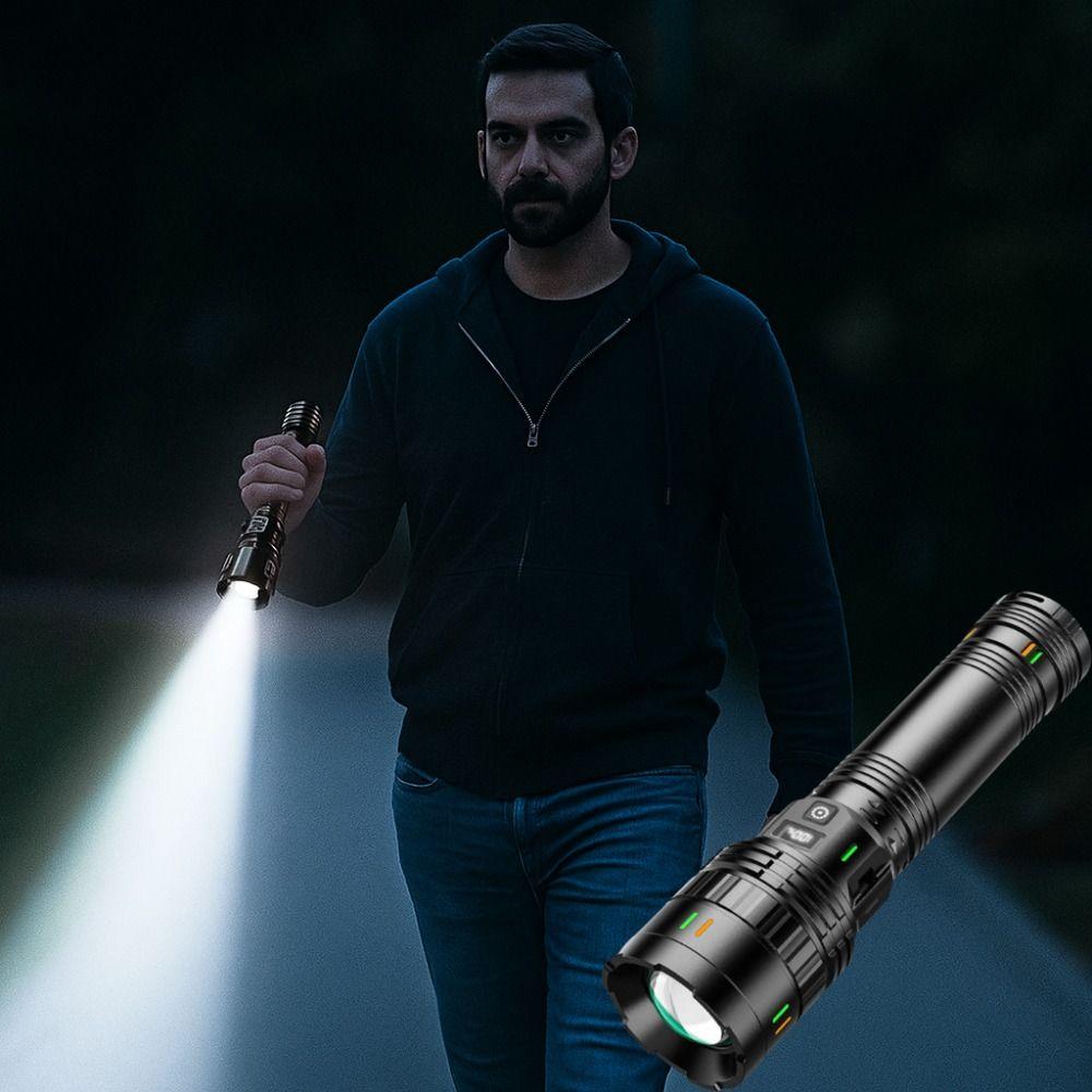 Rechargeable Strong Light Flashlight Super Bright Portable Flashlight LED Flashlight  Household