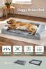 Washable Dog Suitable for Small and Medium Dogs Machine Washable Removable Cover and Cushion Comfortable All Seasons Includes Chin Rest Pillow for