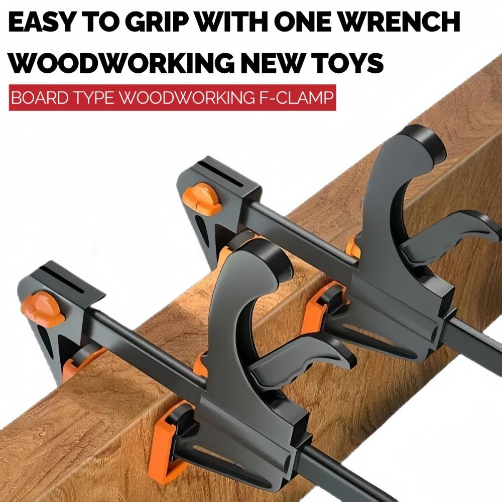 4 Inch Woodworking F Clamps 1/2/4PCS Portable Quick Ratchet Release Speed Squeeze Wood Working Clamps DIY Carpentry Hand Tool