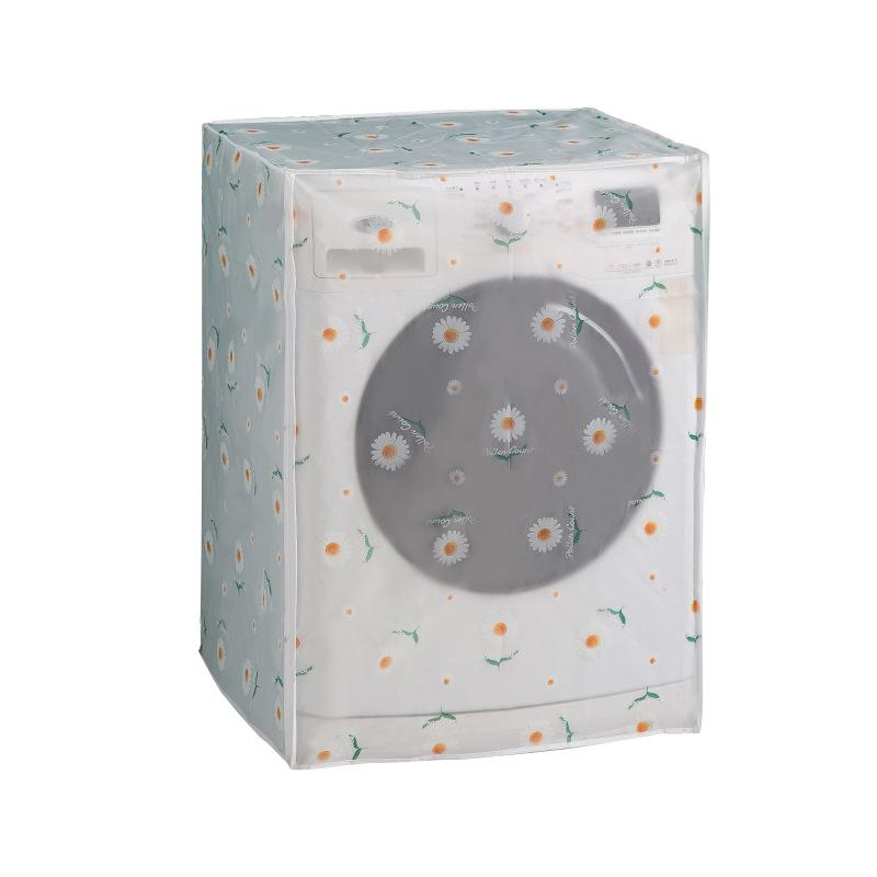Top-Load/Front-Load Washing Machine Cover - Dustproof, Moistureproof & Mildewproof, Zippered PEVA Material