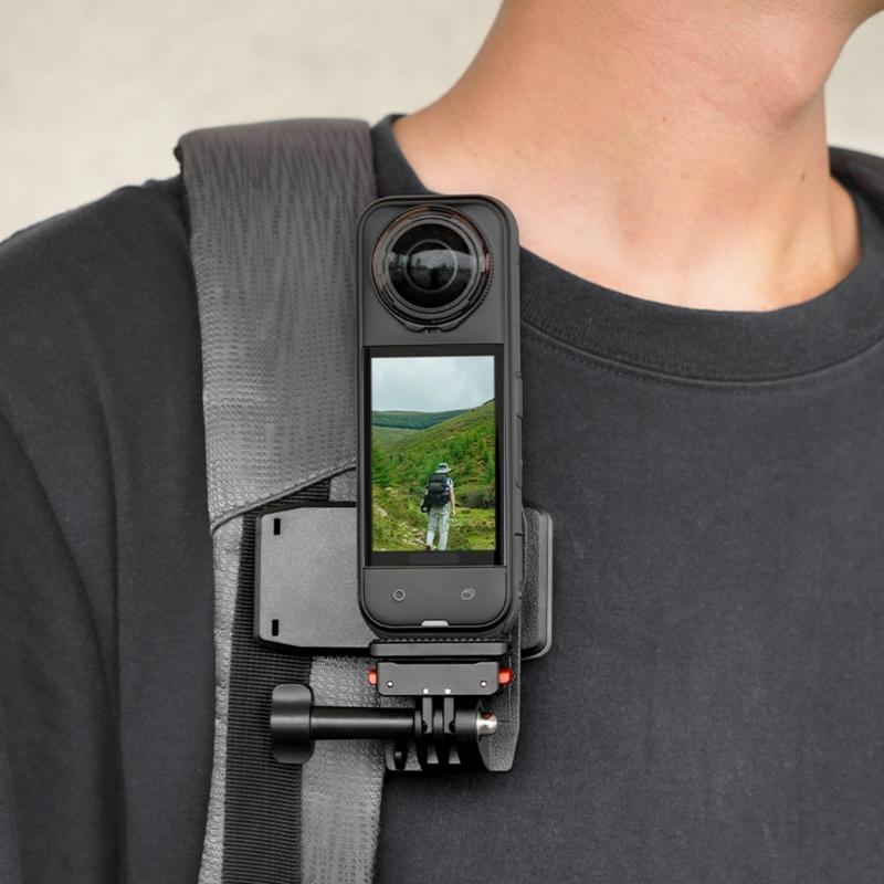 Magnetic Mounting Bracket For 1/4 Tripods Accessories Aluminum Construction Foldable Quick Detach