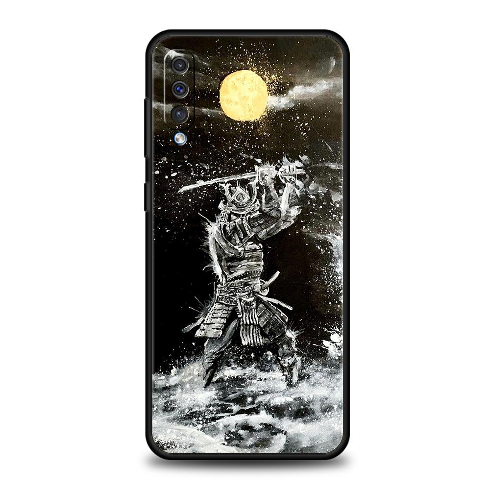 Japanese Samurai Art Phone Case For Samsung A56 A36 A26 A24 A12 A14 A16 A50 A70 A20E A22 A40 A34 A54 A42 A52 5G A04s A06 Cover