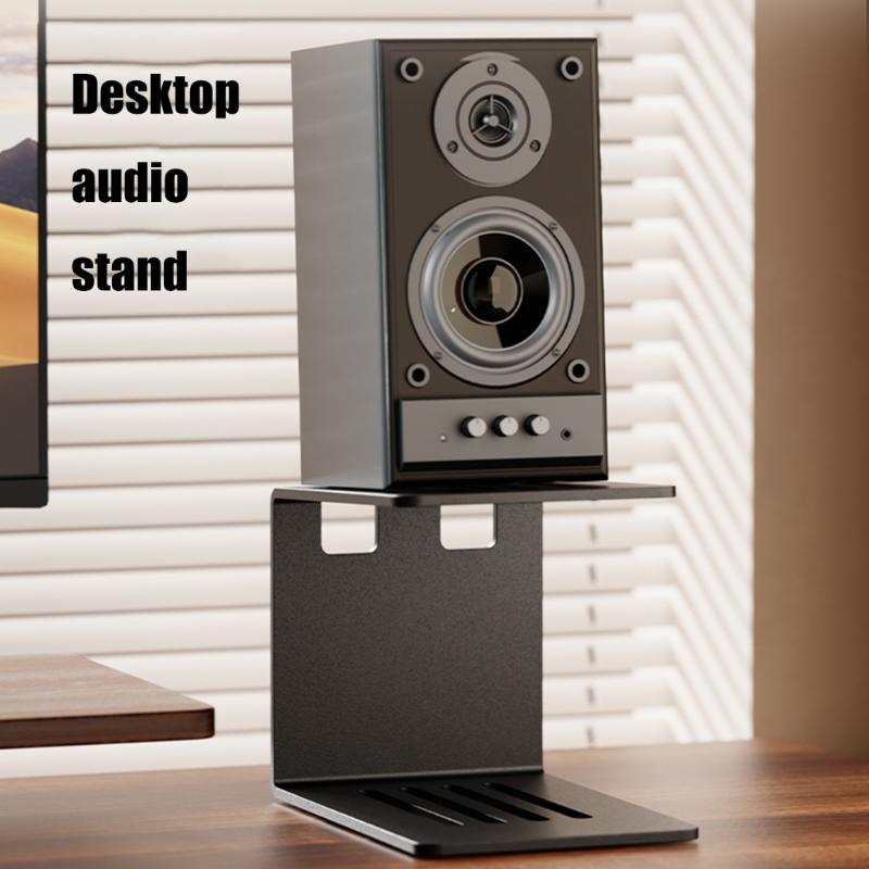 Sturdy Speaker Base Enhances Performances Modern Designs Home Theater Game Room Easy Assembly Without Tool Need