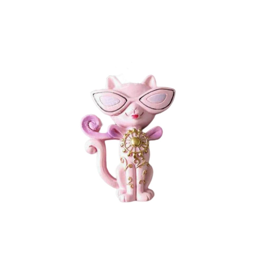 

Милый мультфильм Красавица Кошка 3D Смолы Личность Креативный дизайн Наклейки на холодильник Доска объявлений Post-It Заметки Домашняя кухня розовый