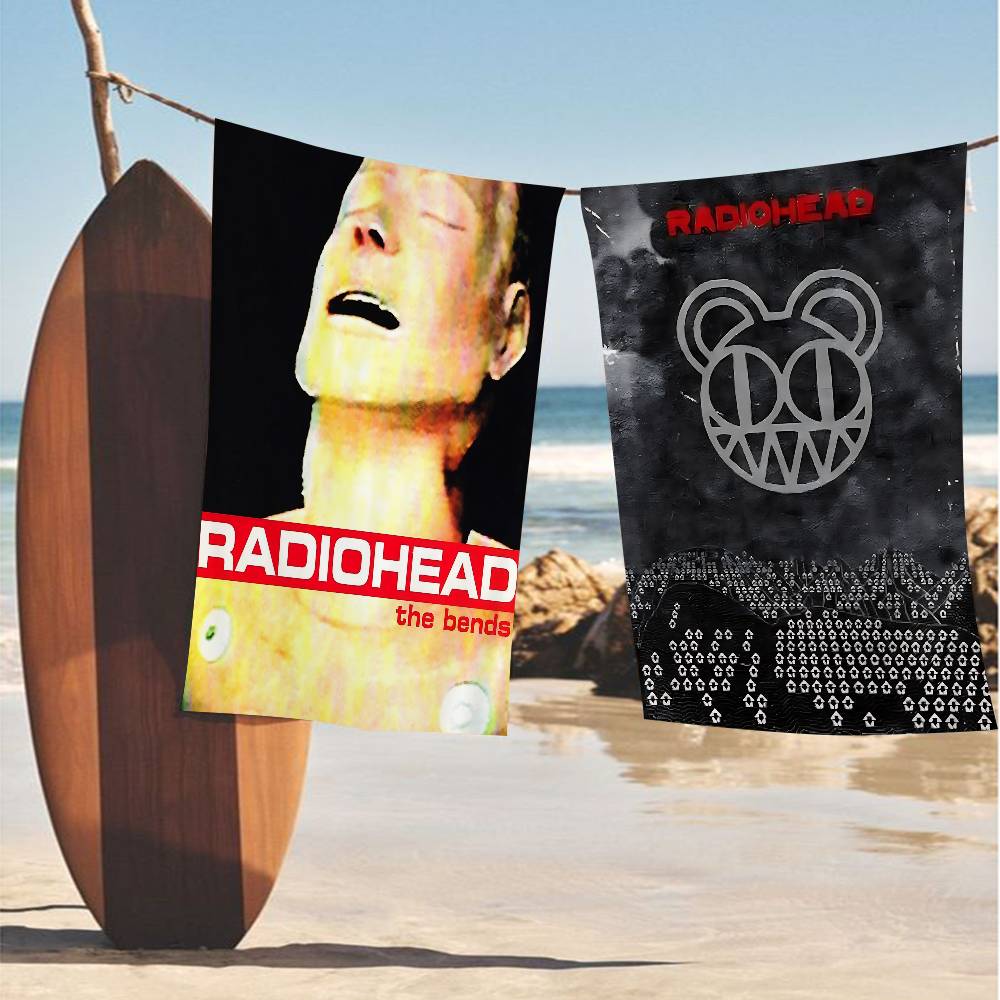 Rock Band R-Radiohead Microfiber Beach Towel Absorbent Quick Dry Soft Yoga Swimming Resort Mountain Climbing Towel