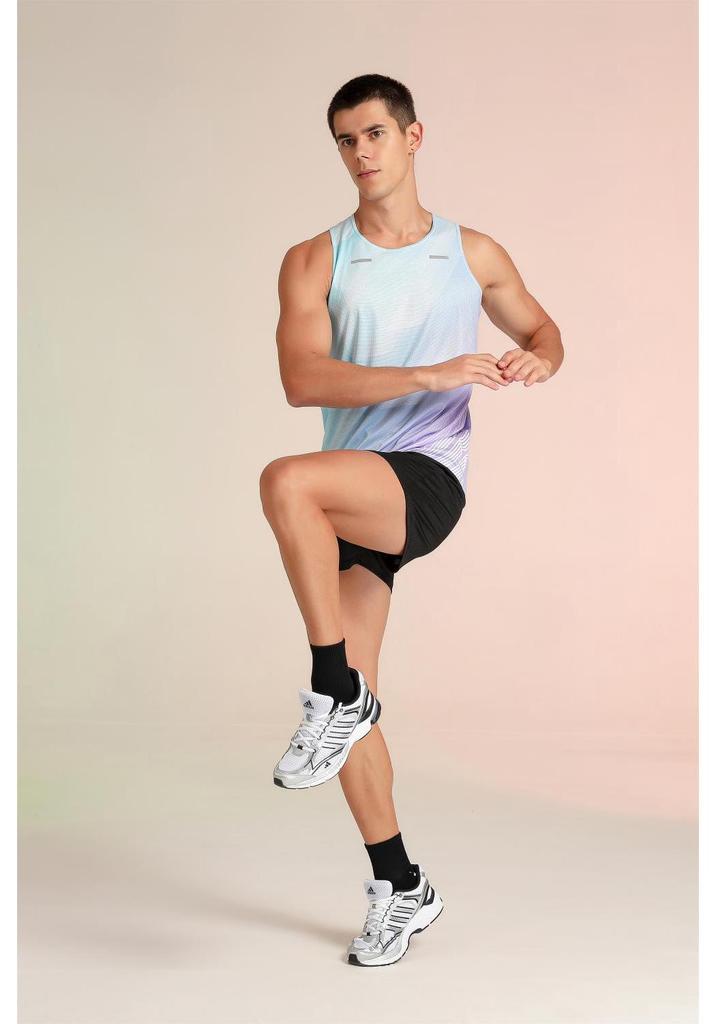 Set Sportivo di Atletica Leggera: Gilet da Fitness da Uomo e Abbigliamento da Maratona da Donna