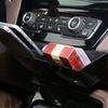 ABS Auto Center Console CD Panel Storage Box Stowing Tidying Sticker Car Interior Accessories Decoration For BMW X1 F48 2016-21