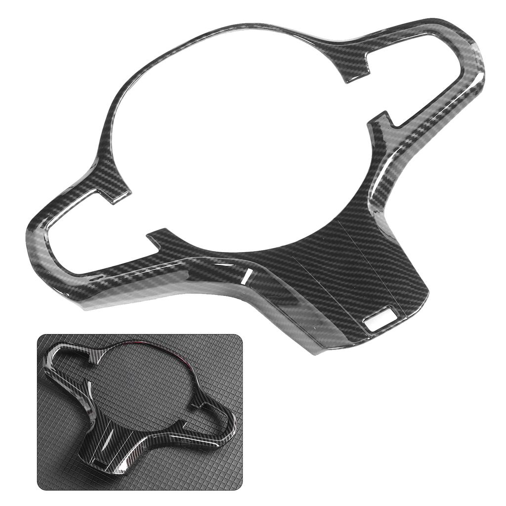 Steering Wheel Button Trim Cover Carbon Fiber Style Fits for 5 Series X3 G30 G01 X4 G02
