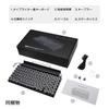 OUSEITECH Mechanical Blue LED Waterproof Compatible with Retro Stylish for Use Typewriter-Style Keyboard, Switches, Backlight, Hot-Swap, 83-Key