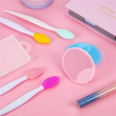 1 brosse nettoyante en silicone pour le visage, exfoliante efficace pour le nez, élimine les points noirs et l'acné, douce et en profondeur, outil de soins du visage