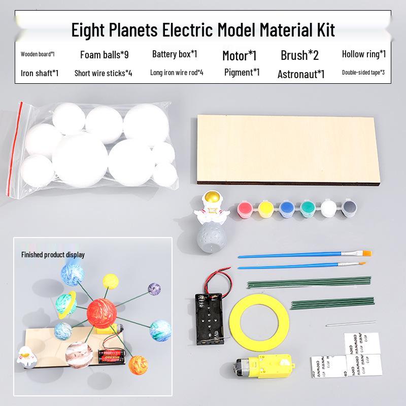 

DIY Nine Planets Electric Model Kit for Student Innovation Competitions
