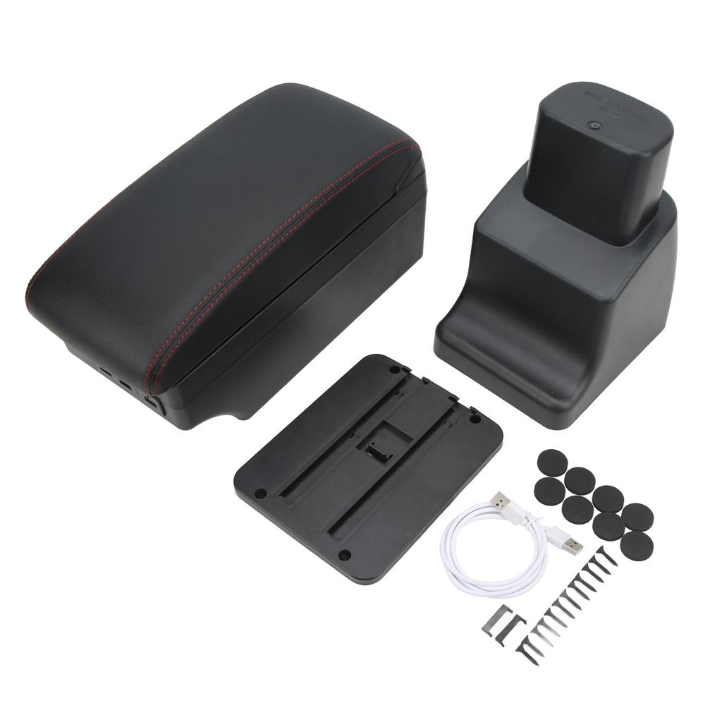 Cutie Cotieră Consola Centrală Depozitare Cutie de Conținut Organizator Interior cu Interfață USB Înlocuire pentru Hyundai I10