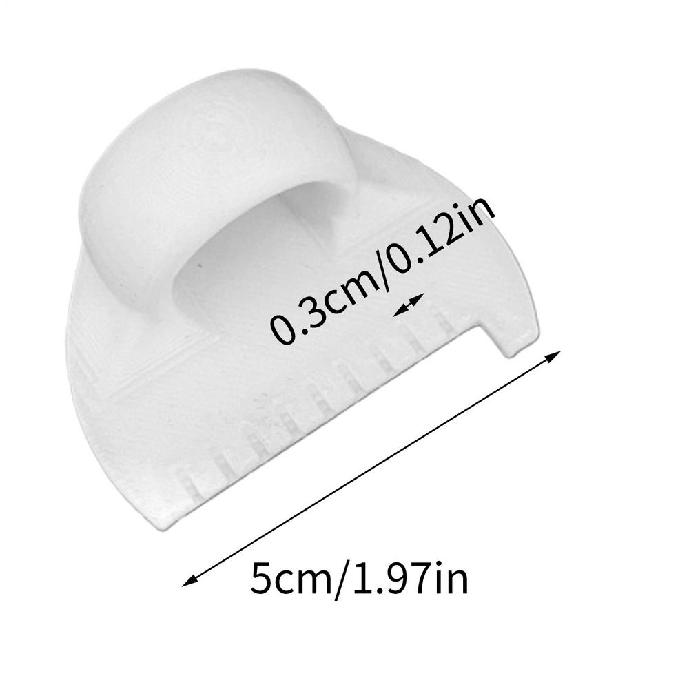 

hand sewing Seam Guide Multifunctional Hemmer Ruler with Scale household sewing edge lock handmade Sewing Accessory Supplies 3mm білий