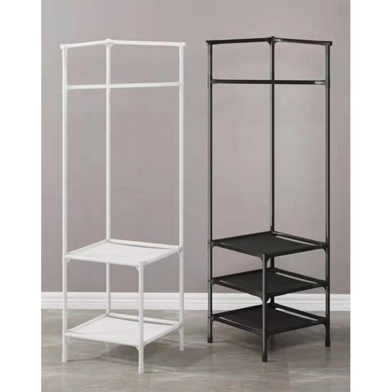 Corner Coat Rack Floor-standing Bedroom Home Bedside Clothes Rack Simple Storage Rack Corner Clothes Storage