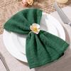 6pcs, Cotton Cloth Napkins 32x32cm, Handmade Cloth Solid Color Napkins, Delicate Handmade Cloth Napkins For Dinners, Parties