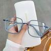 Fashion Anti-blue Light Myopia Glasses Classic Luxury Unisex Minus Diopter Eyeglasses Men Women Large Frame Eyewear 0 To -6.0